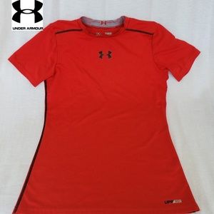 Under Armour Red Youth Heatgear Armour SS